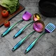 black kitchen utensil holder
